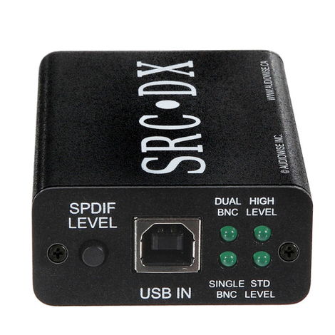 Audiowise SRC-DX USB to Dual BNC converter for Chord Qu...
