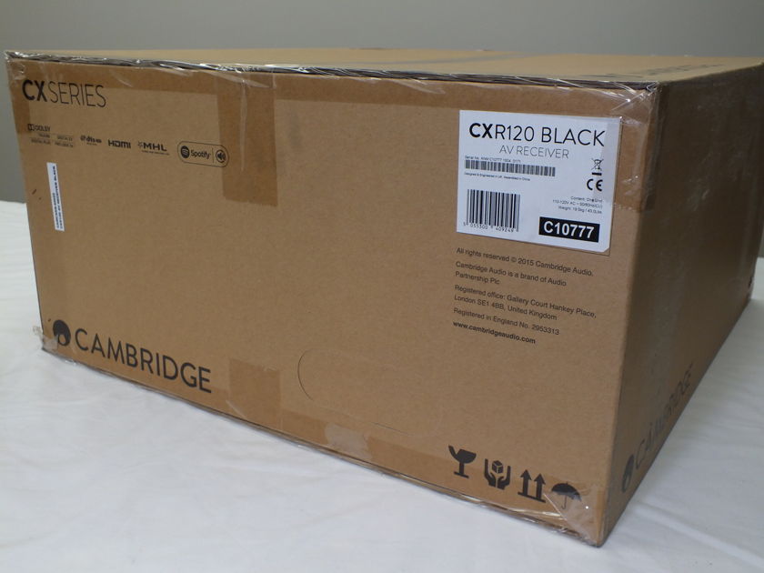 CAMBRIDGE AUDIO CXR120 A/V Surround Receiver (Black): NEW-In-Box; 62% Off