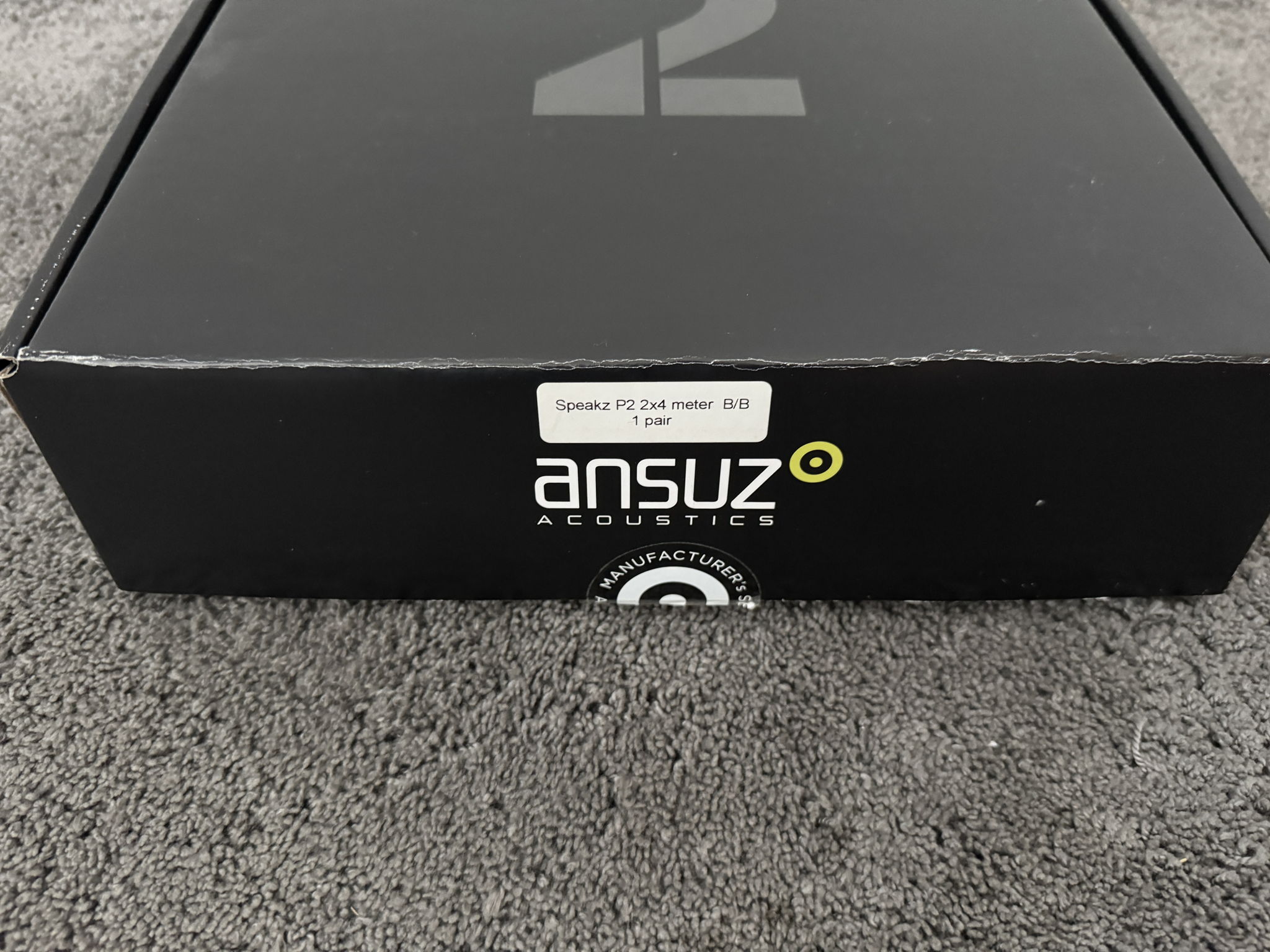 Ansuz Acoustics Speakz P2 P 2 speaker cable in 4m 2