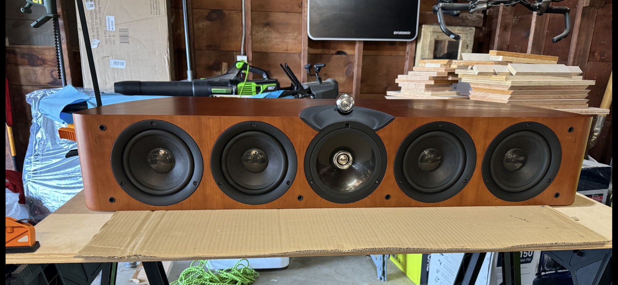 KEF Reference 204C Center 75lb beast in Cherry!!