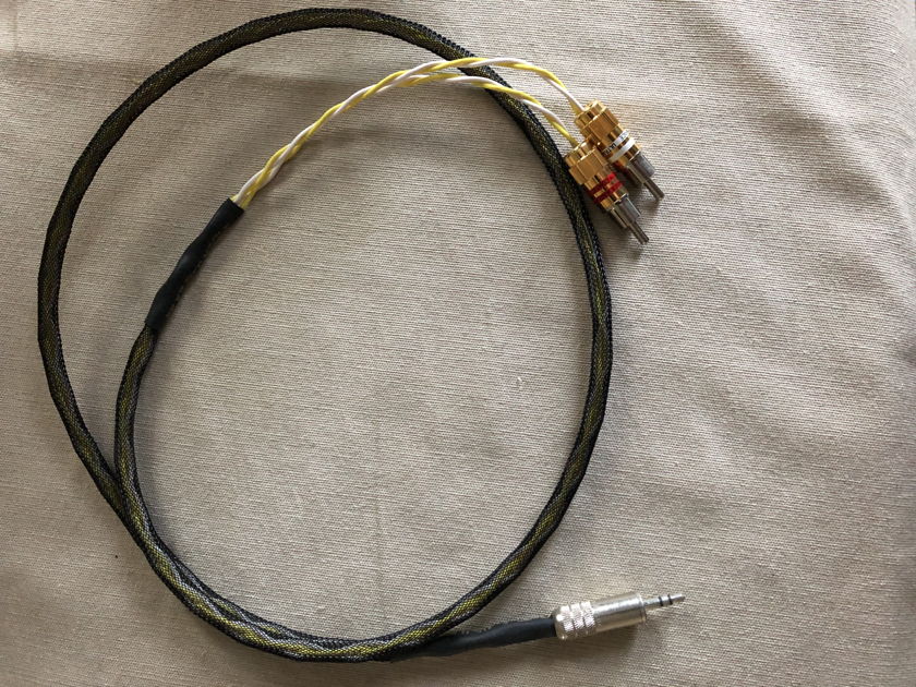 Kimber Kable: GQMINI-CU Audio Interconnect Y-Cable (Dual RCA - 3.5mm) 1 Meter