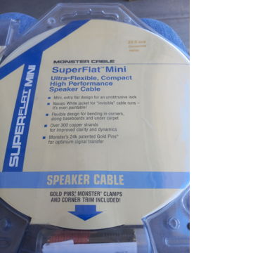 Monster Cable  SUPER FLAT Ultra-Flexible $70 each Speak...