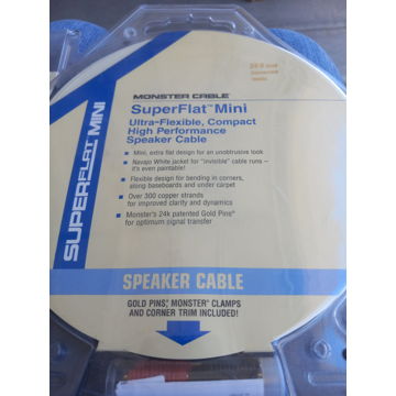Monster Cable  SUPER FLAT Ultra-Flexible $70 each Speak...