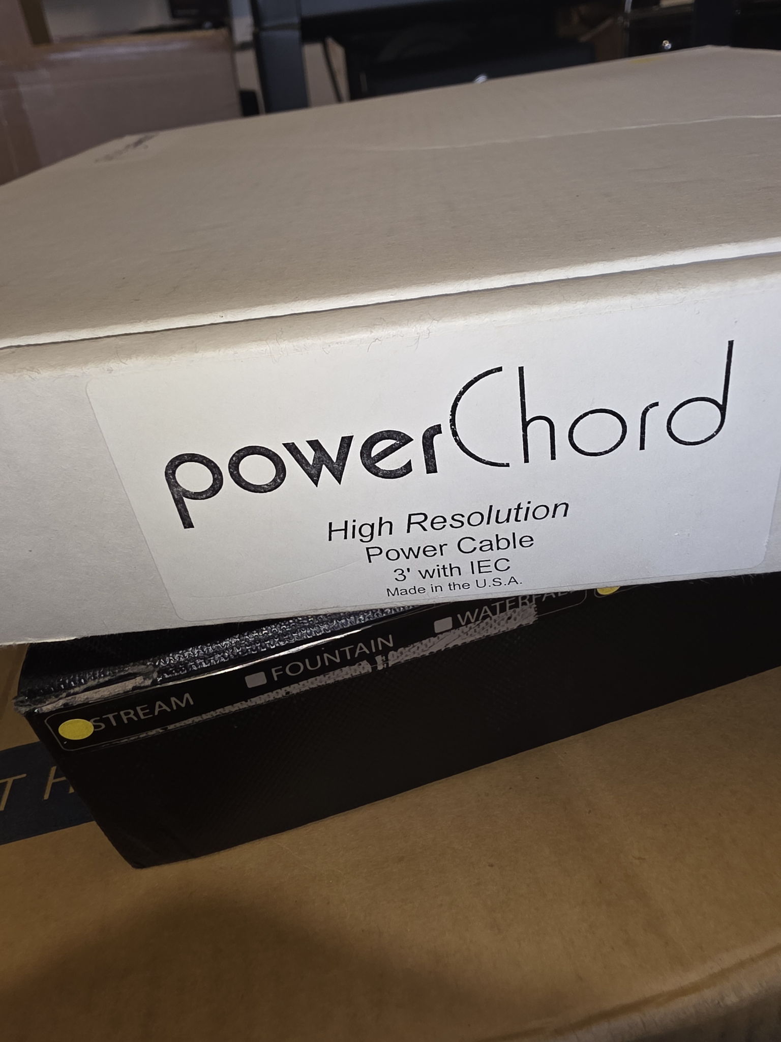 Audience Power Cord. 3 foot 2