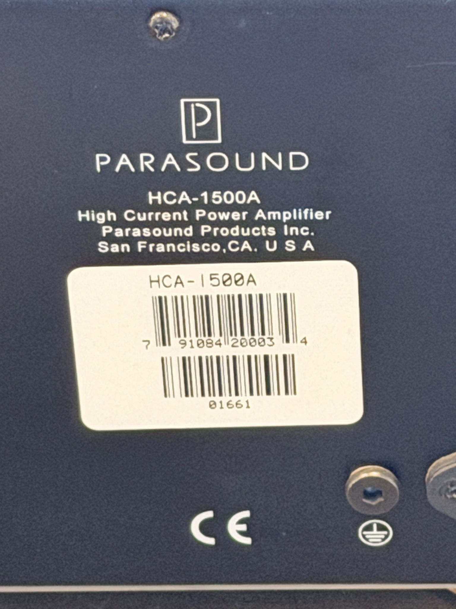 Parasound HCA-1500a 3
