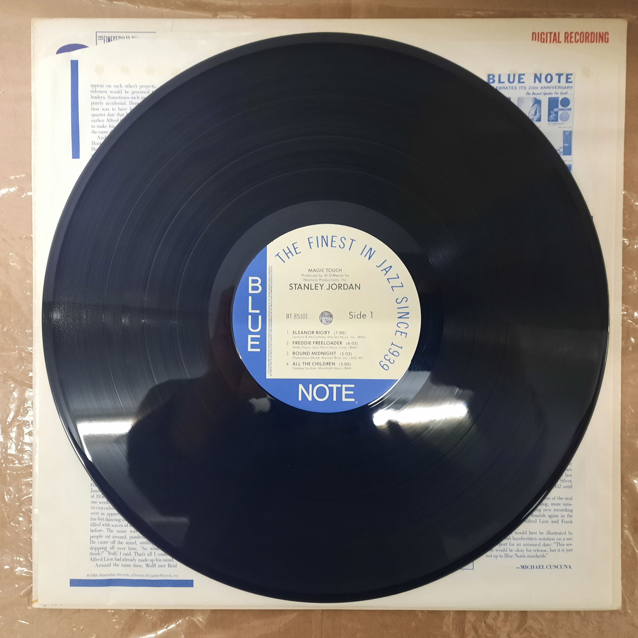 Stanley Jordan - Magic Touch 1985 EX+ ORIGINAL VINYL LP... 4