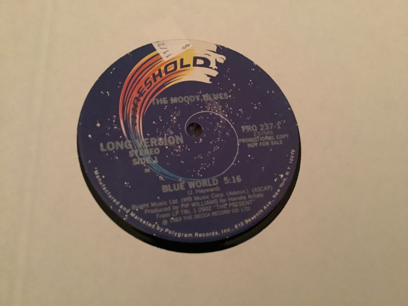 The Moody Blues Promo 12 Inch  Blue World Long Version