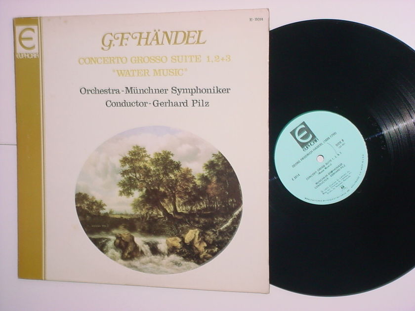 EUPHORIA E-2014 Classical lp record PILZ Georg Friedrich Handel concerto Grosso water music
