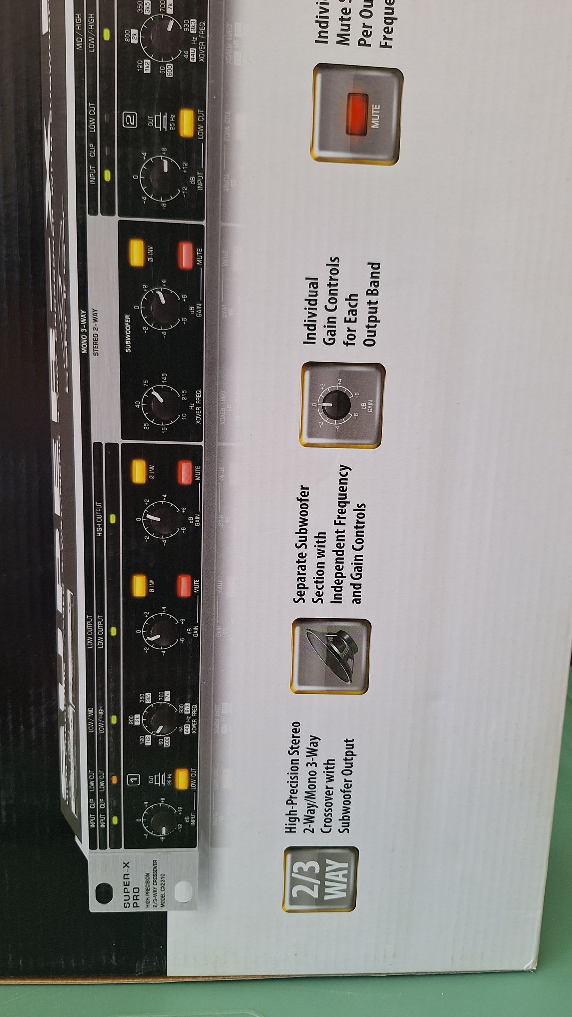 Behringer Super-x Pro CX2310 High Precision Stereo 2-Wa... 8