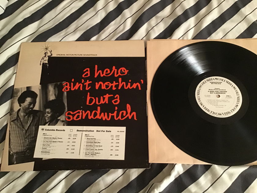 Hubert Laws A Hero Ain’t Nothin’ But A Sandwich White Label Promo LP NM