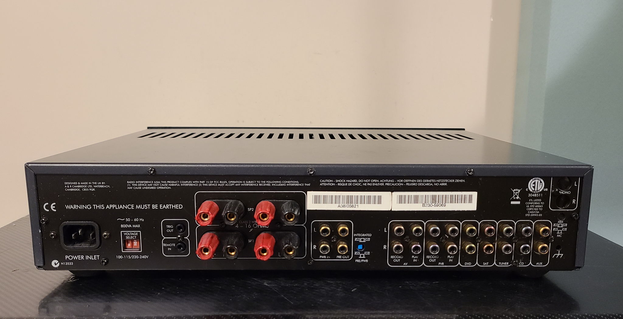 Arcam FMJ A38 Integrated Amplifier. 5