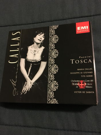 Maria Callas Puccini  Tosca 2 Cd box set mono 1997 EMI ...
