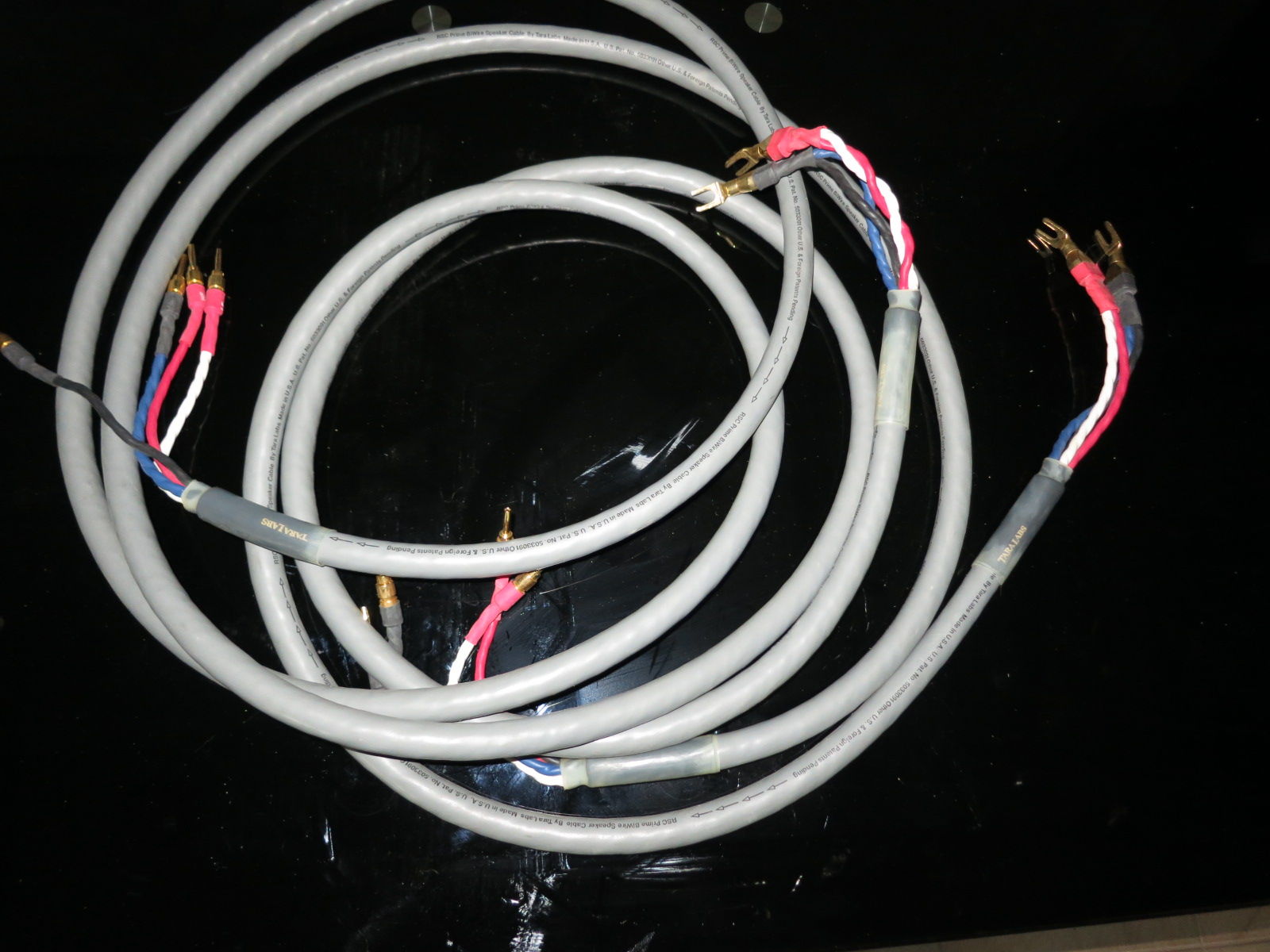 Tara Labs RSC Prime Bi-Wire Speaker Cables; 9ft Pair