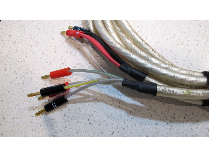 Synergistic Research Alpha quad speaker speakers  wire cables Bi-wire