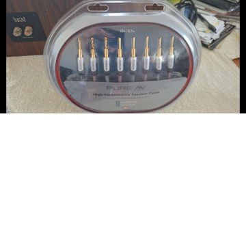 Pure AV High Performance Speaker Cables 12 feet/3.7 met...