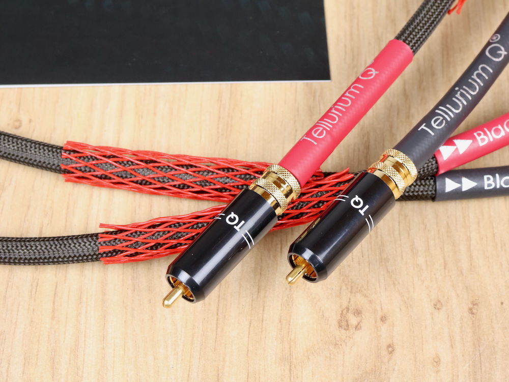 Tellurium Q Black Diamond audio interconnects RCA 1,0 m... 3