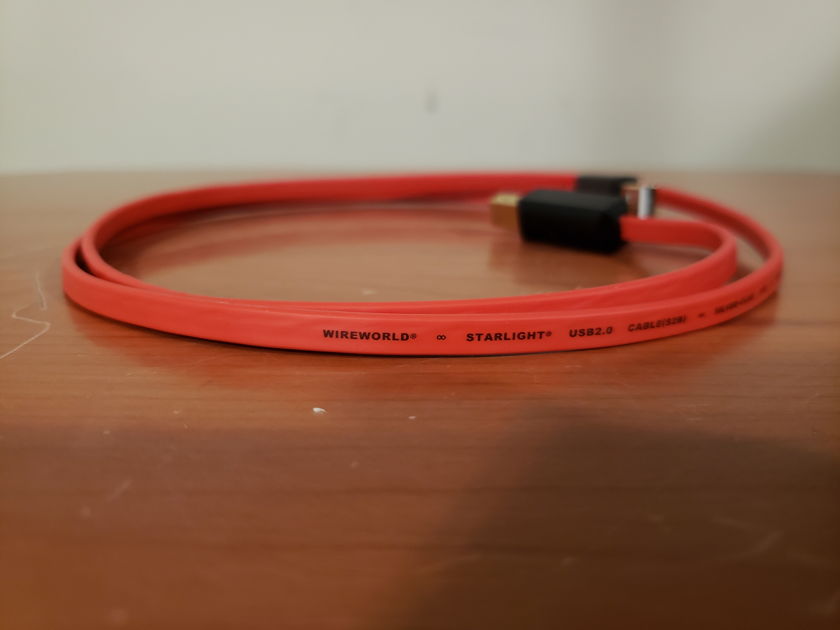 Wireworld Starlight 8 USB cable. 1 Meter.