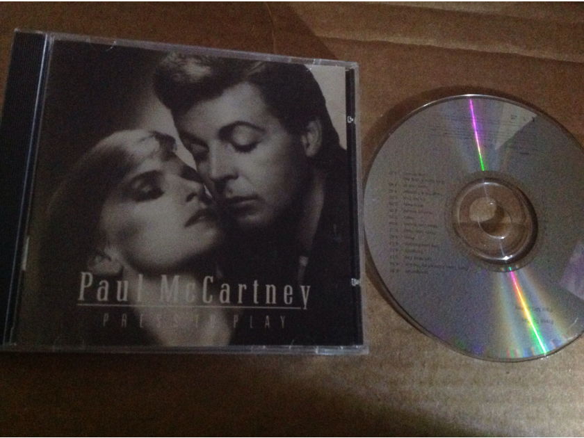 Paul McCartney - Press To Play Parlophone U.K. Compact Disc With Bonus Tracks