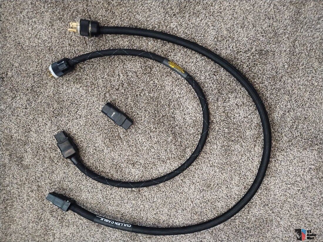 Two 20 amp power cables (2) + Voodoo adapter - FREE SHIP