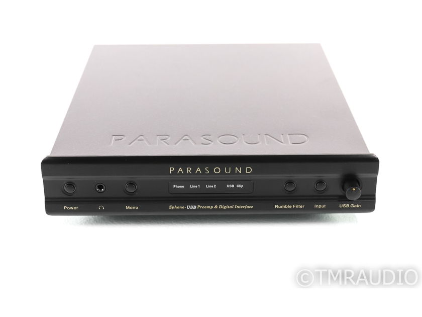 Parasound Zphono USB MM / MC Phono Preamplifier; A/D Converter (28010)
