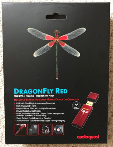 AudioQuest Dragonfly Red New in Box