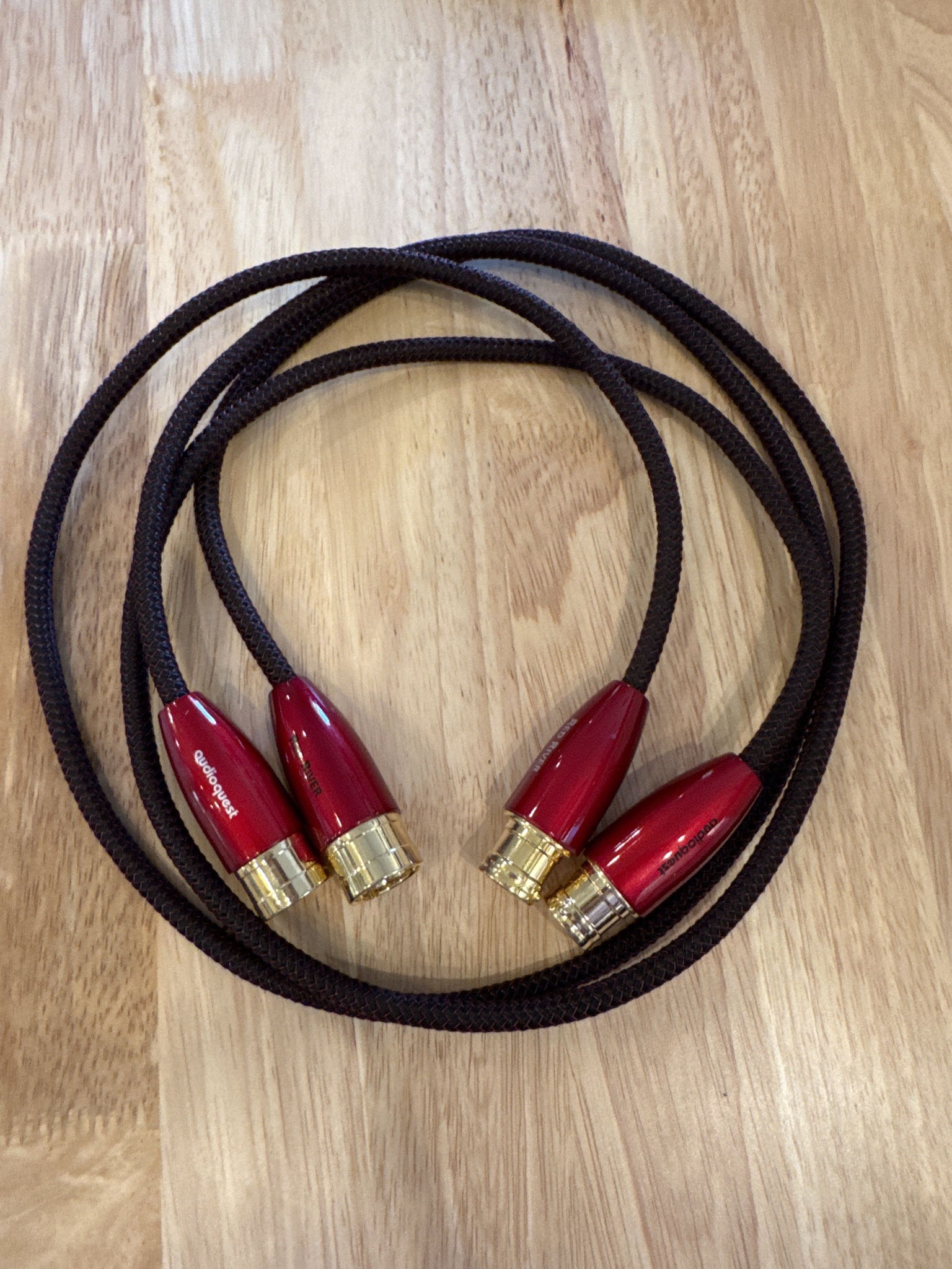 AudioQuest Red River 1 meter XLR to XLR Interconnect