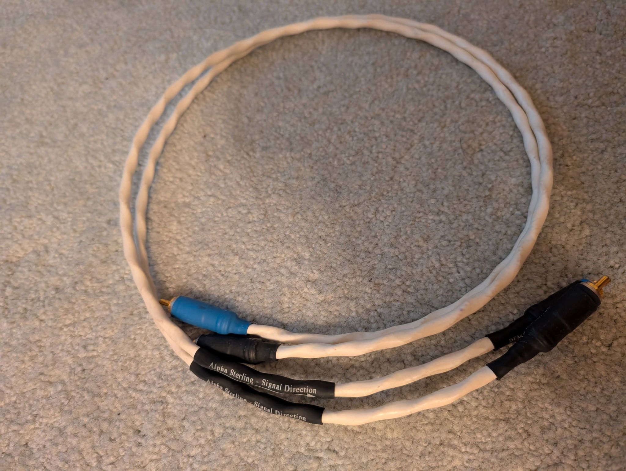 Synergistic Research Alpha Sterling Interconnect cables...