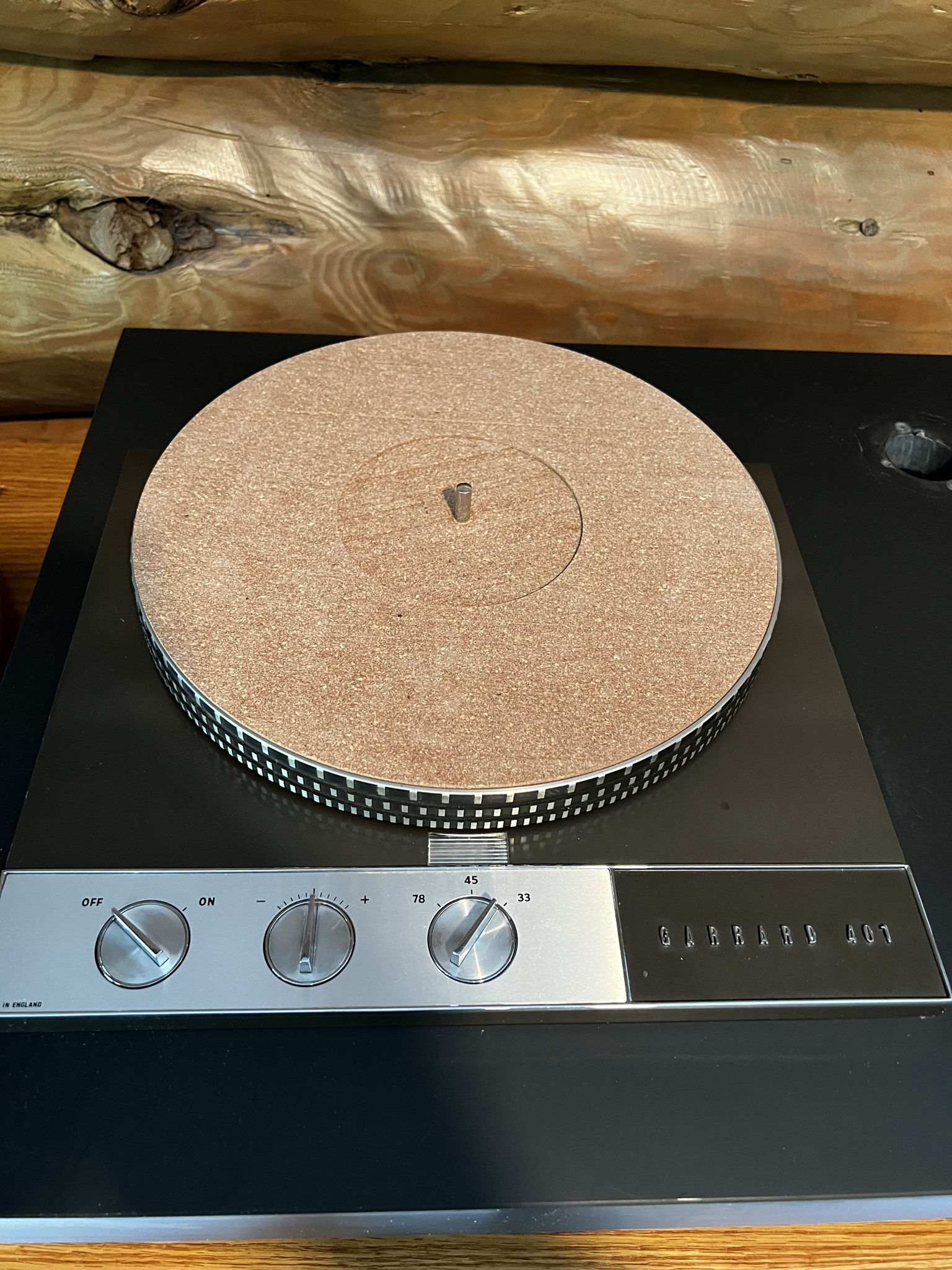 Garrard 401 turntable and Loricraft PSU 401