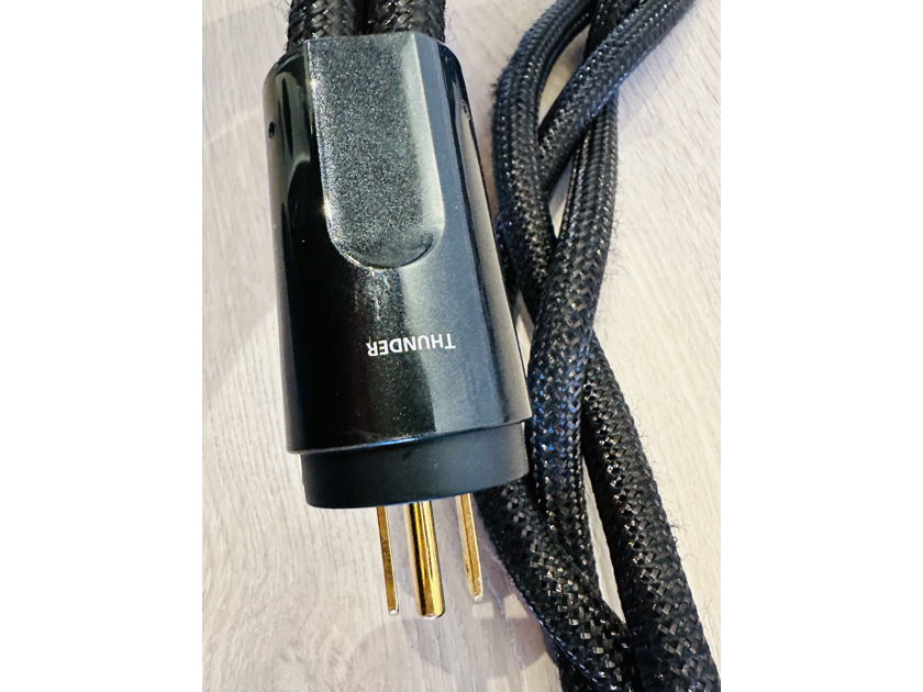 AudioQuest Thunder Power Cord C13 High Current 3 meter Works Great in Excellent Condition