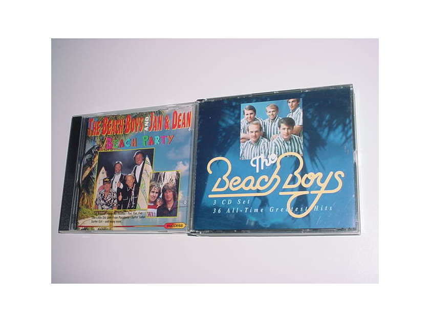 The Beach Boys 3 cd set 36 all time greatest hits - and beach party cd Beach Boys and Jan and Dean