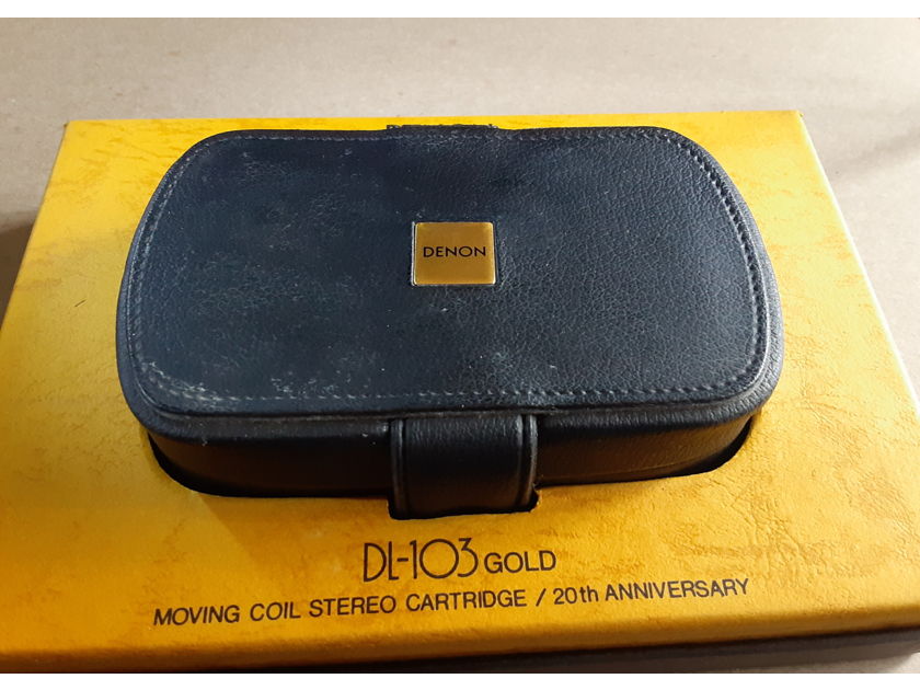 Denon DL-103 Gold rare cartridge MINT condition collector's pride