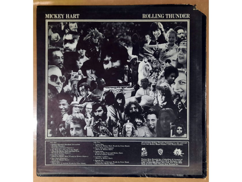 Mickey Hart – Rolling Thunder 1972 NM- ORIGINAL VINYL LP Warner Records BS 2635