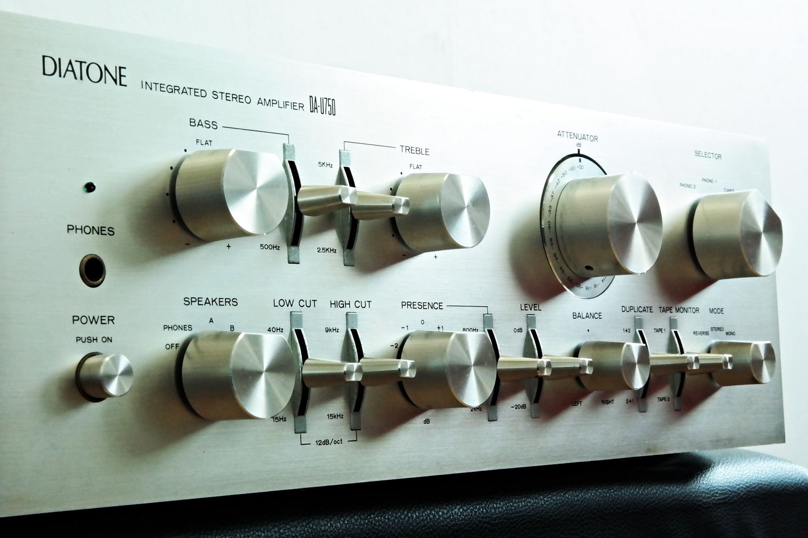 三菱DIATONE DA-U750 アンプ 説明書付き - メルカリ