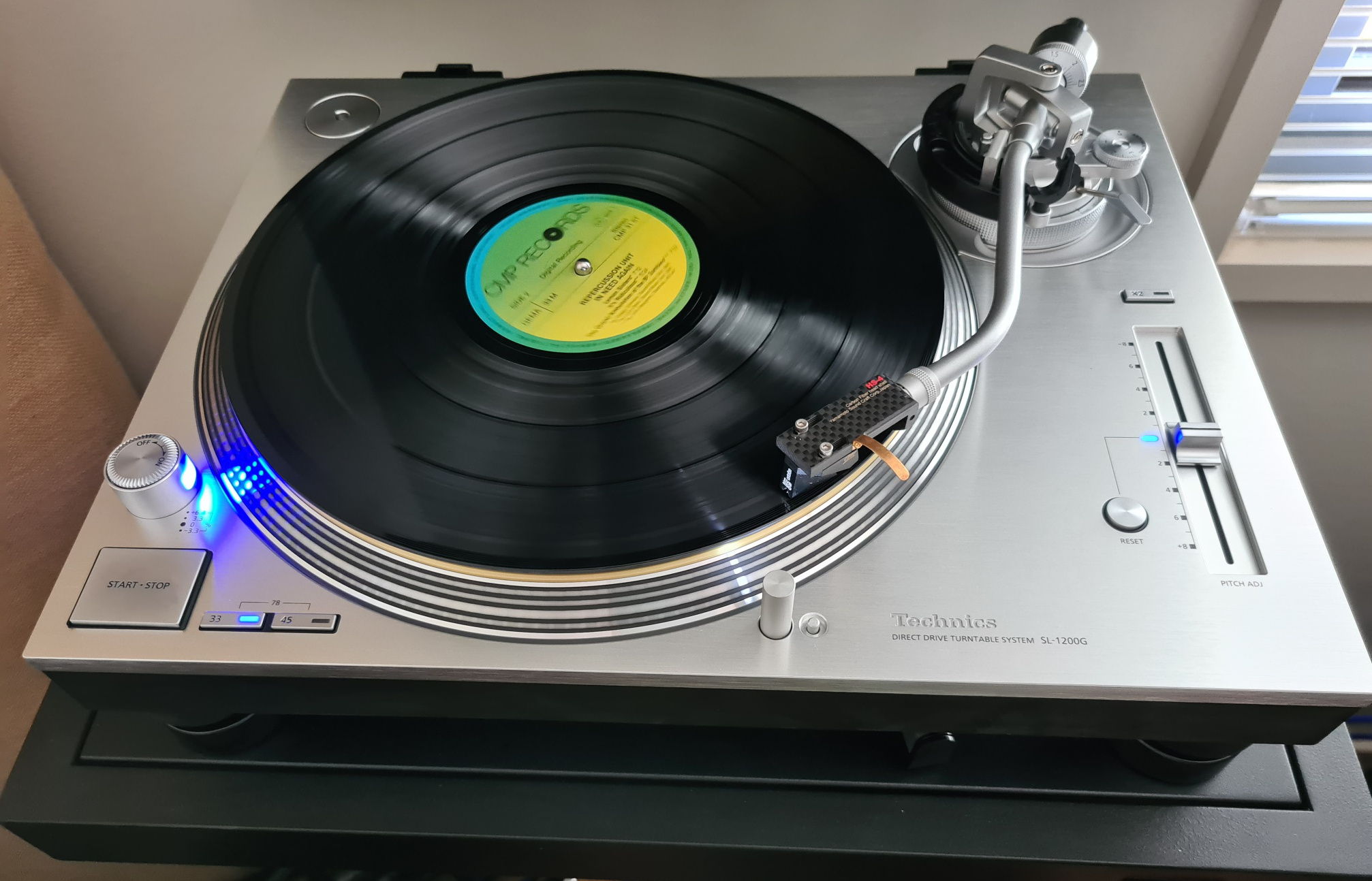 Technics 1200G with Yamamoto headshell and KAB fluid damper