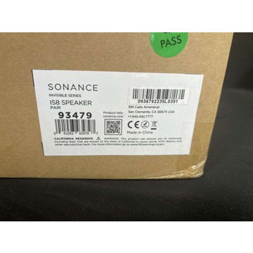 Sonance IS8T Invisible Series in Wall Stereo Speakers P...
