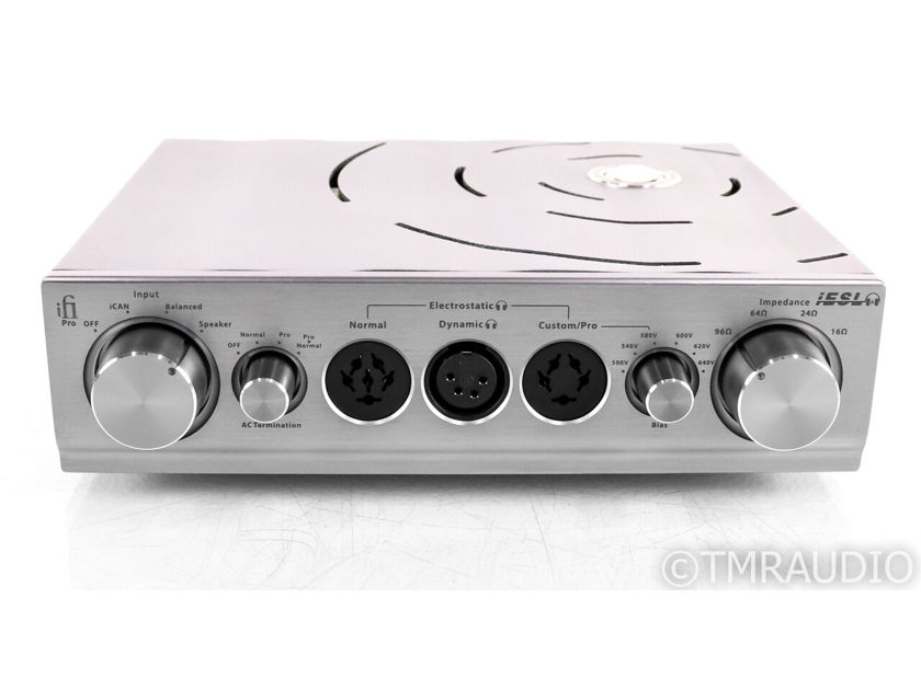 ifi Pro iESL Electrostatic Headphone Amplifier; Silver; Balanced (32241)