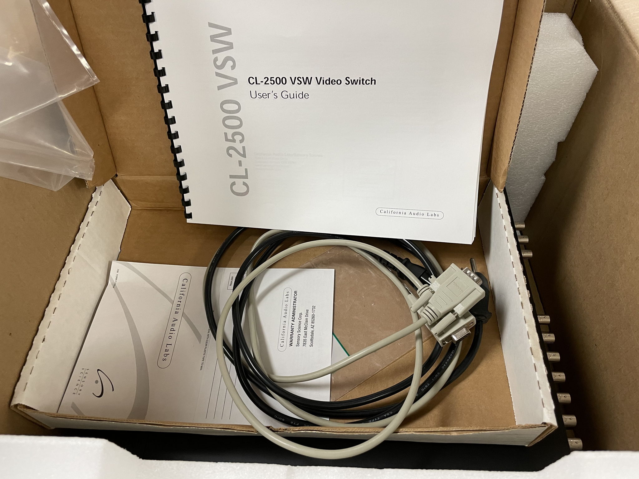 California Audio Labs CL-2500 VSW Video Switch in Origi... 3