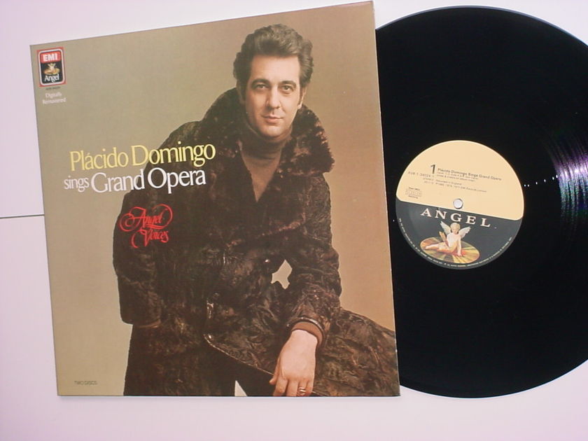 Placido Domingo sings grand opera DMM Digitally Remastered direct metal double lp record EMI ANGEL
