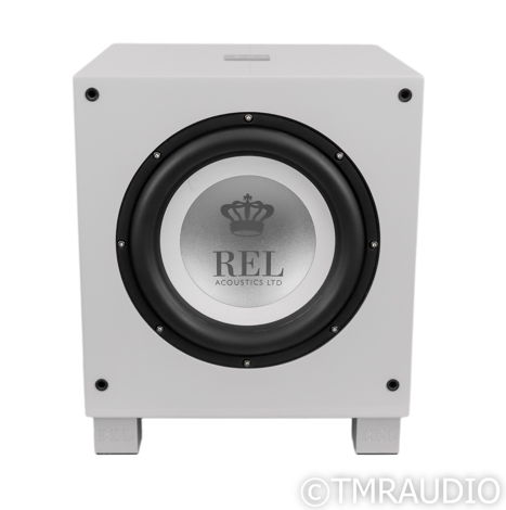 REL T/9i 10" Powered Subwoofer; Piano White; T9I (49331)