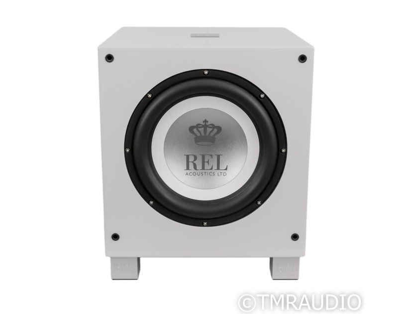 REL T/9i 10" Powered Subwoofer; Piano White; T9I (49331)
