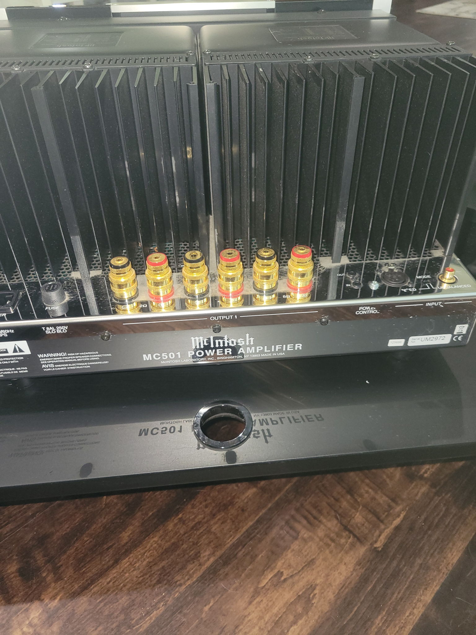 McIntosh MC501 500 Watt Monoblock Power Amplifiers 5
