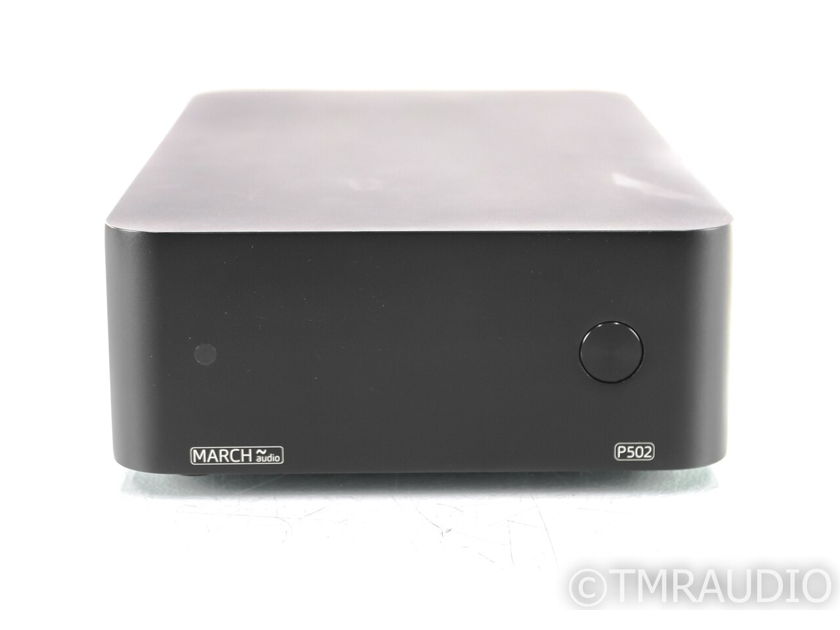March Audio P502 Stereo Power Amplifier; P-502; Black (30990)