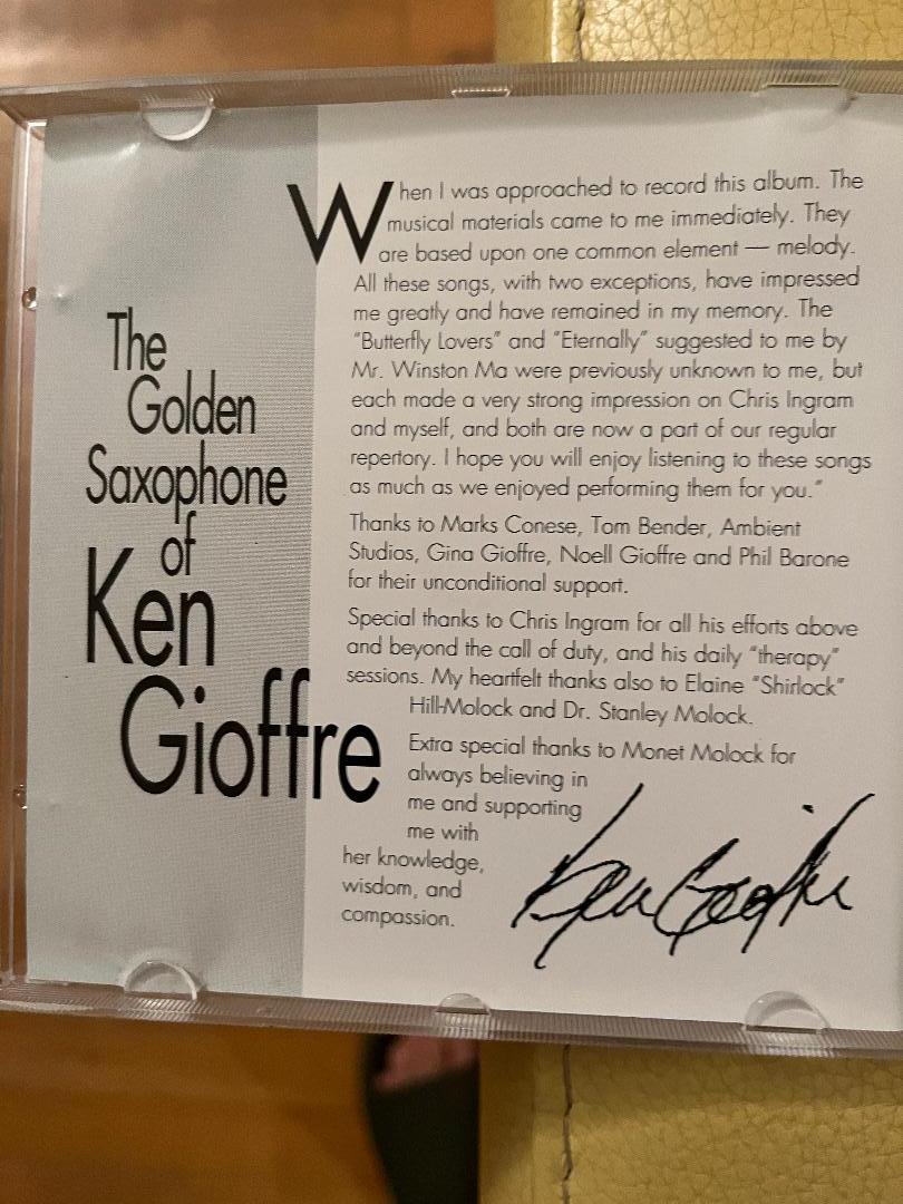 Ken Gioffre The Golden Saxophone of Ken Gioffre 5