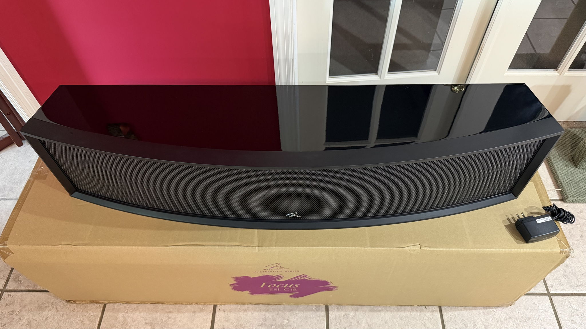 Martin Logan Focus ESL C18 Center Speaker - Gloss Black 2