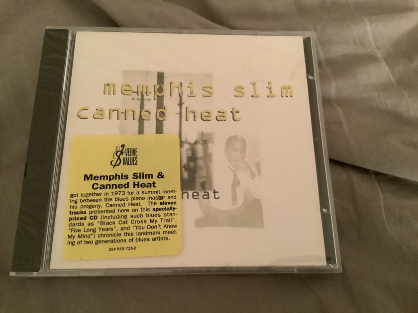 Memphis Slim & Canned Heat Sealed Import CD Verve Records France  Memphis Heat