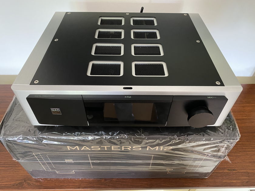 NAD M12 Master Series  Pre Amplifier DAC MDC HDMI-2 and BluOS 2i