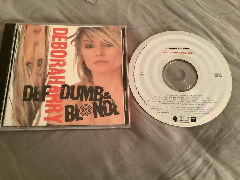 Deborah Harry Blondie  Def,Dumb, & Blonde