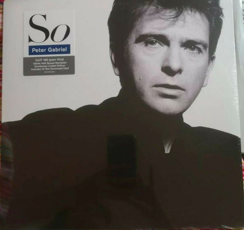 Peter Gabriel "So" Half Speed Mastered 45rpm 2LP set - New