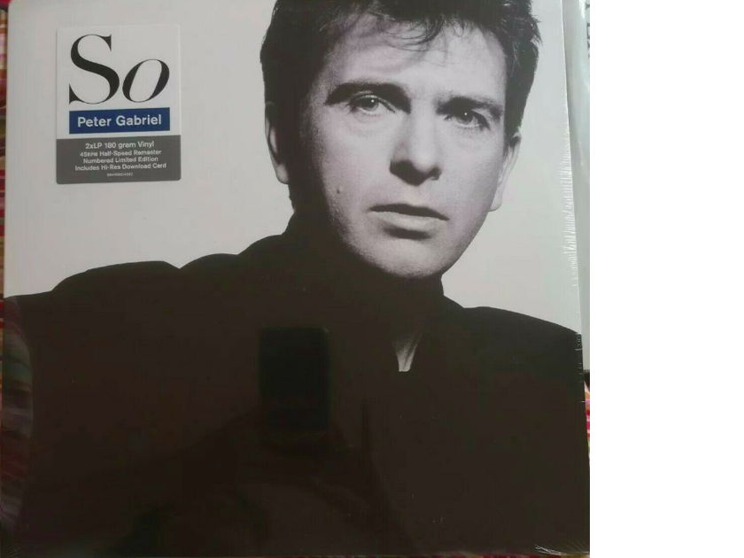 Peter Gabriel "So" Half Speed Mastered 45rpm 2LP set - New