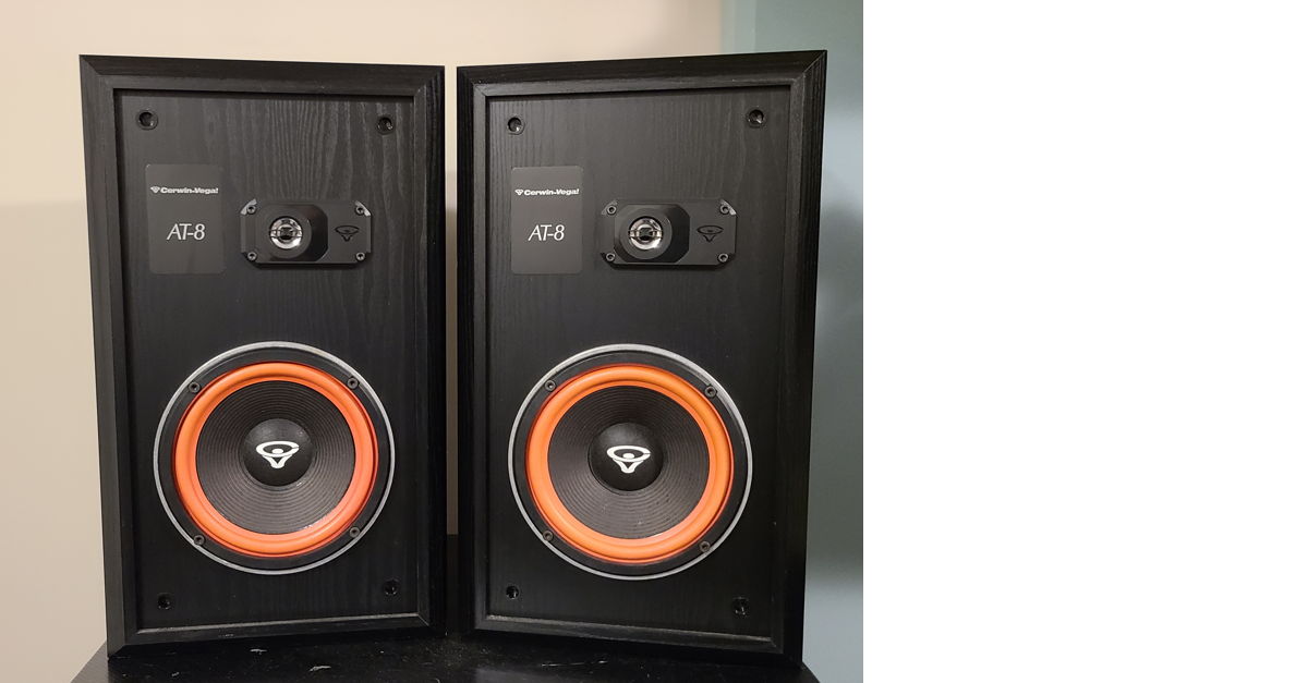 Cerwin Vega AT 8 Loudspeakers. For Sale Audiogon
